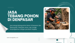 Jasa Tukang Potong Pohon Besar di Denpasar